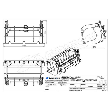 SECCHIO PER INGRANAGGI IN NICHEL AP-BG AVC DTSLG1700 M