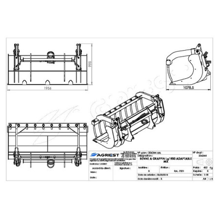 SECCHIO DI PRESA A RETE AP-BG AVC DTSLG1900 M