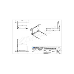 PIC'BAL MX MET 2 TANDEN 1100X36 GRIJZE BORING