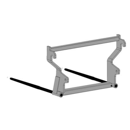 PIC'BAL EURO CON 2 DENTI 1100X36 CANNA GRIGIA