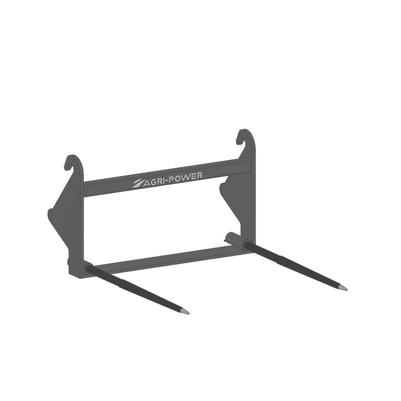 PIC'BAL FAUCHEUX BIANCO CON 2 DENTI 36X1100 P FORATI