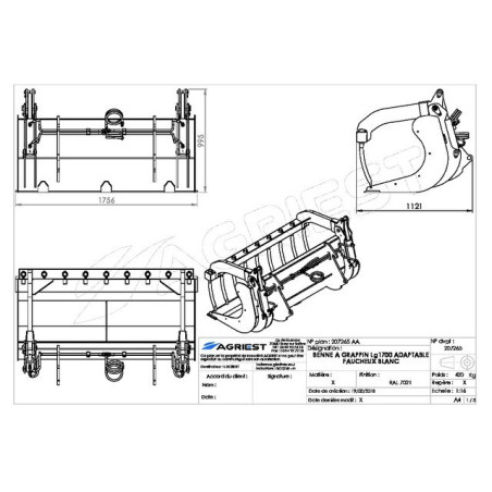 PRENDI IL SECCHIO AP-BG AVC DTSLG1700 M FAUCHE UX STD SST