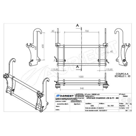 INTERFAZ DE CARGADOR JCB Q-FIT-MX