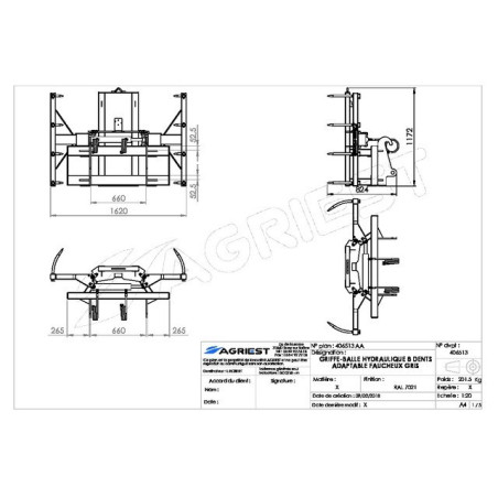 HYDRAU 8T KUGELKLAUENMÄHER AM FLEX+NECK UPLE