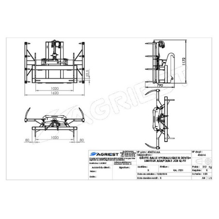 HOT SHOE BALL HYDRAU 8 DTS JCB Q-FIT FLEX+LE KUPPLUNG+BEGRENZER