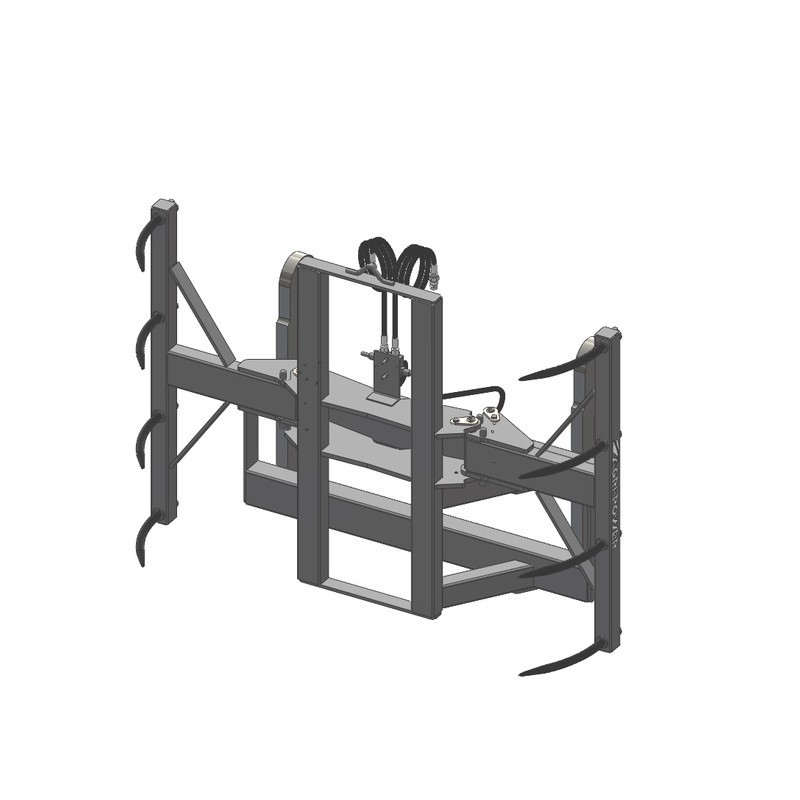 HYDRAU 8DT JCB Q-FIT F FLEX REGOLABILE+COPPIA+ARTIGLIO A SFERA LIMITATORE