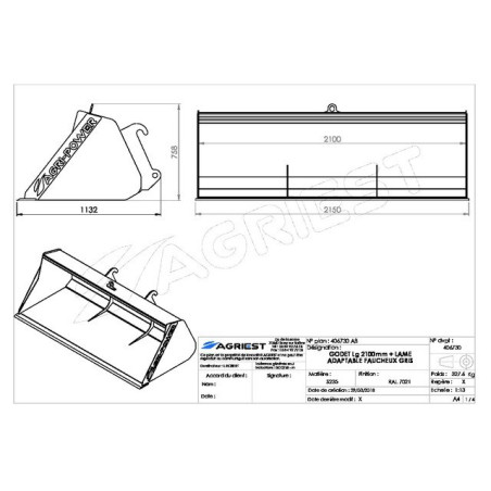 VOORSTE BAK AP-GF A LAMELG2100 M MAAIER A AM
