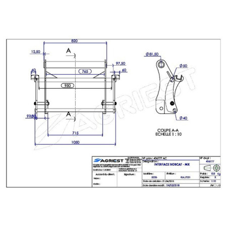 INTERFAZ CARGADORA BOBCAT-MX