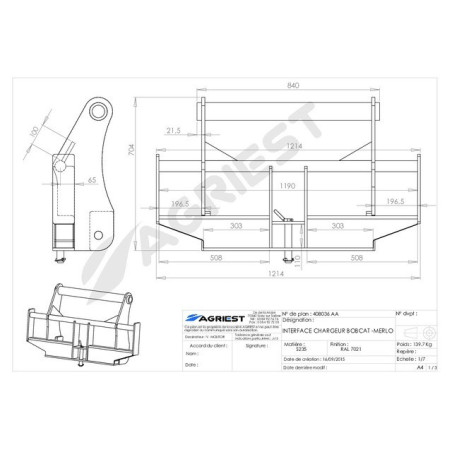 INTERFAZ CARGADOR BOBCAT-MERLO