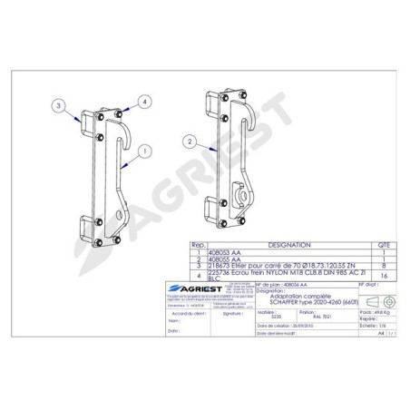 ADAPTATION COMPLETE SCHAFFERTYPE 2020-4260 (6 660T)