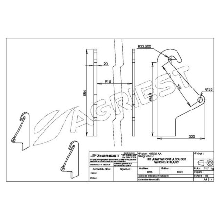 KIT ROUGH FIT PER STD SLIME SLATTER