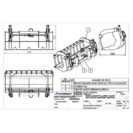 COGE BUCKET AP-BG AVC DTSLG1900 M MANITOU U