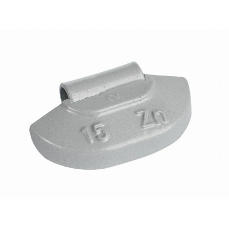 Masses à clipser zinguées pour jantes en acier : équilibre parfait et montage facile.