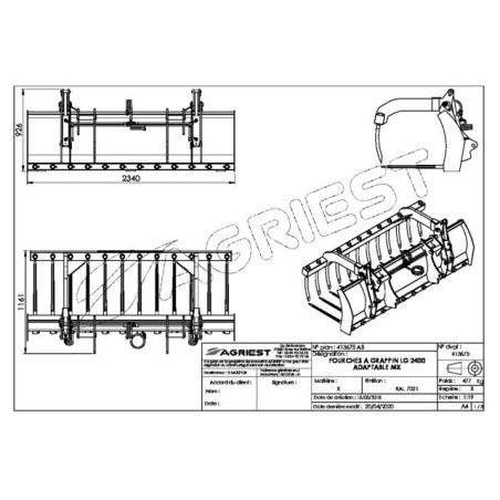 AP-FG AV DTS LG2400 M MESH-GREIFGABEL