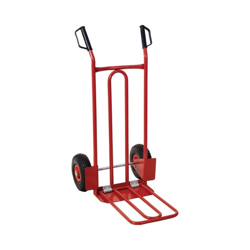 CARRUCITO DE MANO CON BABERO PLEGABLE Y RUEDA HINCHABLE 250 KG KS TOOLS