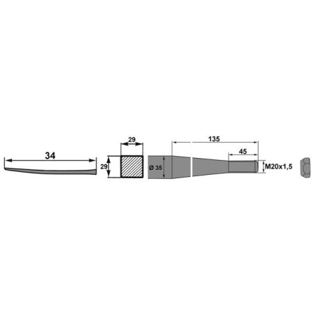 ORIGEN DENTAL: KVERNELANDAV.ECR. LG 1400
