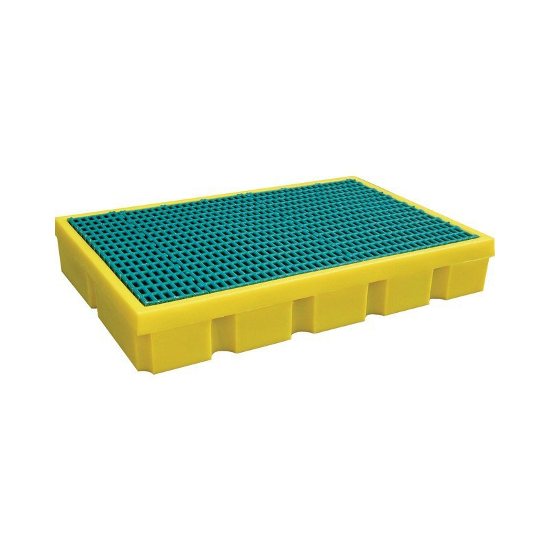 SICHERUNGSPLATTFORM 100 LITER KUNSTSTOFFGITTER