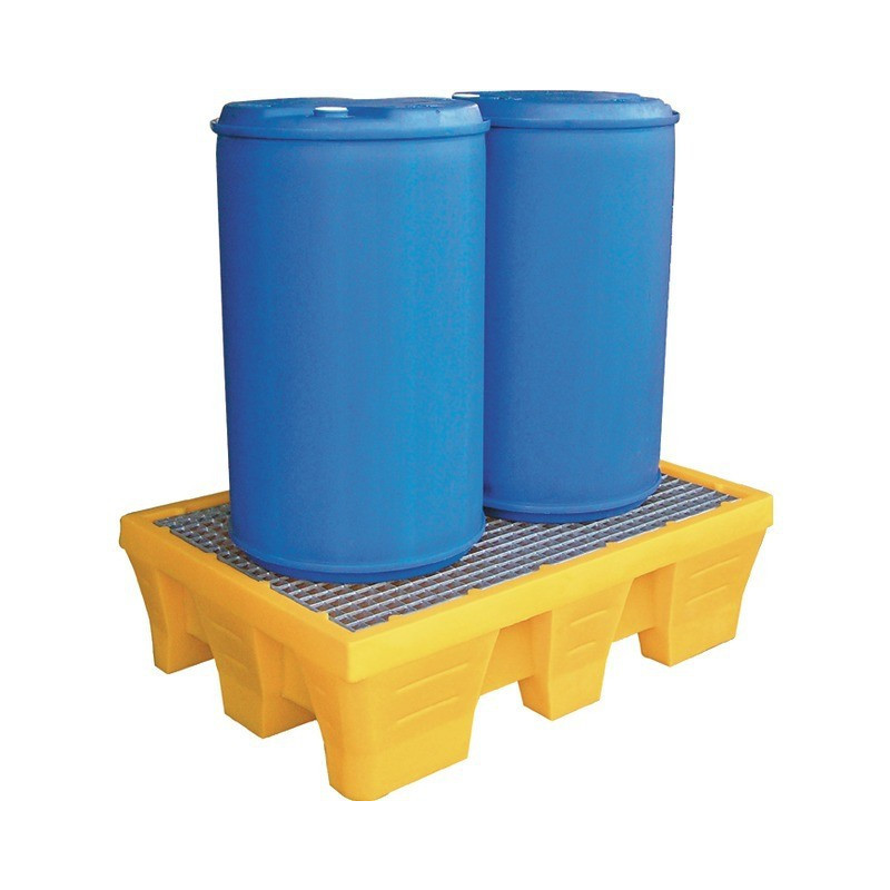 TANQUE DE RETENCIÓN LONGITUDINAL 2 TAMBORES METÁLICOS