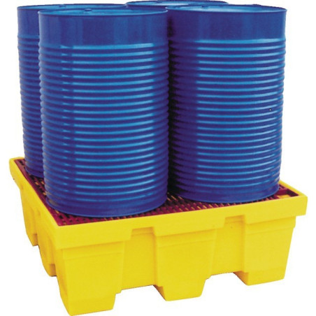 VIERKANTE RETENTIETANK 4 VATEN METALEN/PLASTIC ROOSTER