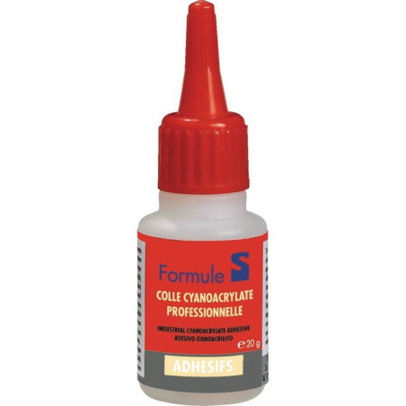 COLLA CIANOACRILATO TUTTI I MATERIALI BOTTIGLIA 20 GR FORMULA S