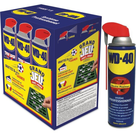 PENETRATING AGENT WD 40 PRO MULTIFUNCTION SYSTEM PRO PACK DI 6 AEROSOL 500 ML