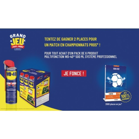 PENETRANTE AGENT WD 40 PRO MULTIFUNCIÓN SYSTEM PRO PACK DE 6 AEROSOLES 500 ML