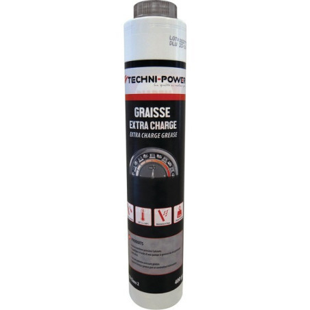 CARTUCHO DE GRASA EXTRA CARGADO LANZADERA DE LUBRICACIÓN 400GR TECHNI-POWER