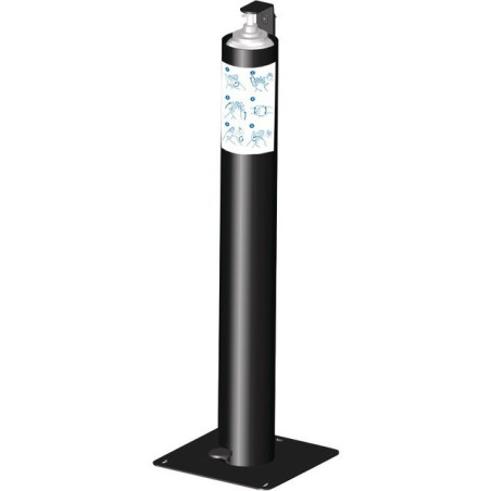 AANRAKINGSLOZE VOETDOSERINGSDISPENSER VOOR HYDROALCOHOLISCHE OPLOSSINGEN EN GELS