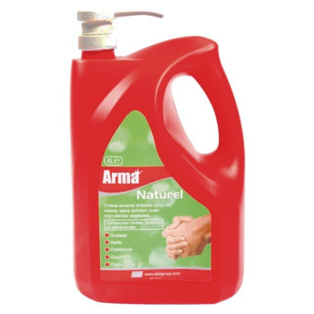 SPORCO CON SAPONE NATURALE E PUÒ 4 L ARMA