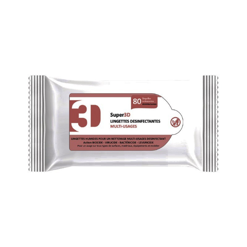 PACCHETTO DI SALVIETTE DISINFETTANTI DA 80
