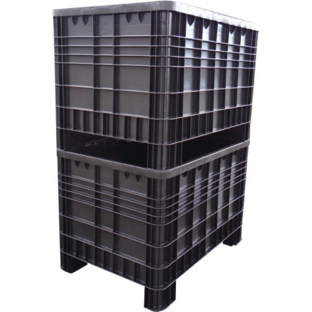 PLASTIKPALETTENBOX 1200x800x800mm 525L CP525L4P