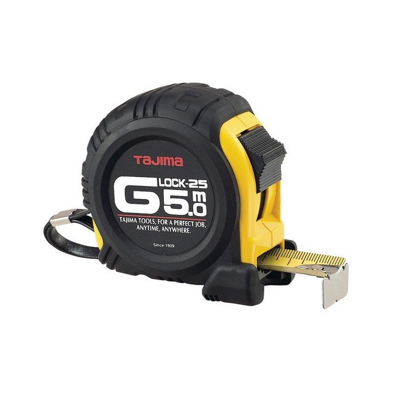 Meter-G-Schloss 5mx25 mm gelbes stoßfestes Gehäuse