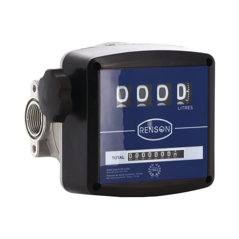 RENSON 4-CIJFERIGE MECHANISCHE METER 20 TOT 120L/MIN