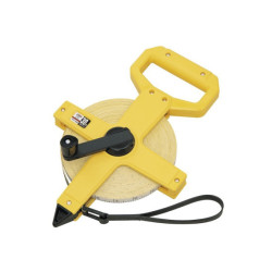 Metro a nastro in fibra 50mx13 mm giallo in nylon