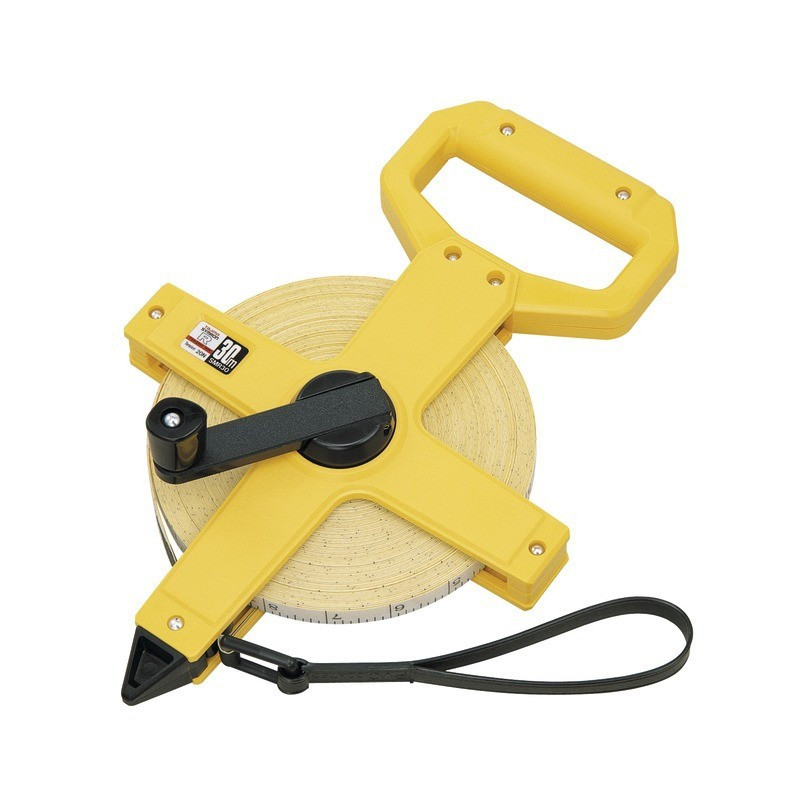 Metro a nastro in fibra 50mx13 mm giallo in nylon