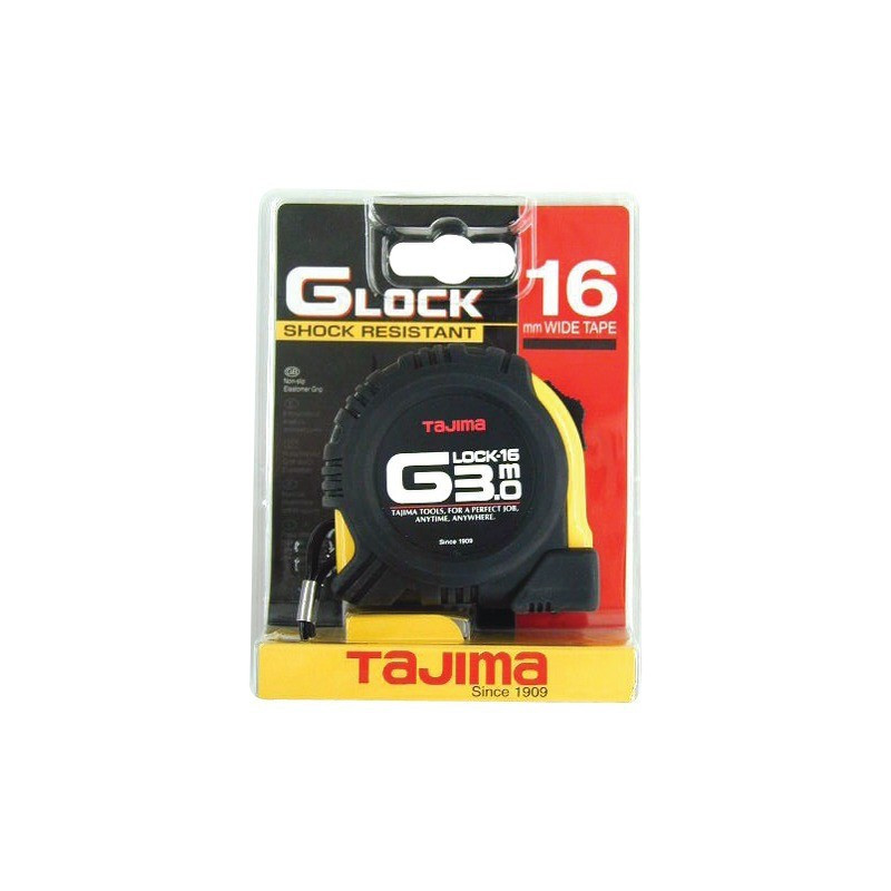 Meter g slot 3mx16 mm gele anti-schokbehuizing