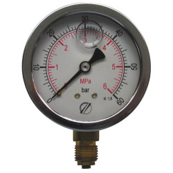 DRUKMETER DIA 63 CL 1,6 GLY 0/60B VOOR PB12