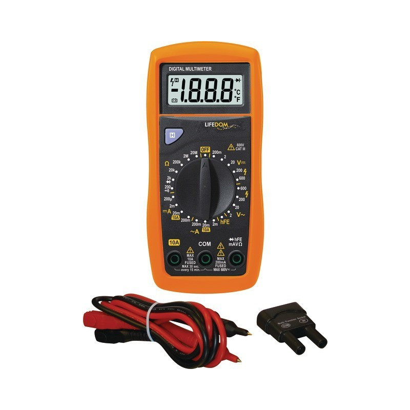 8-FUNCTIE DIGITALE MULTIMETER, 17 GAUGES