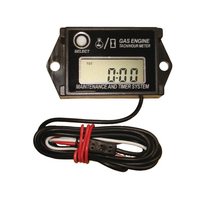 Contador de horas con contador de revoluciones para 2/4 de tiempo