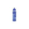 Fles blauw poeder