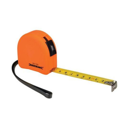 Metro a nastro 3m x 16mm neon yellow SILVERLINE