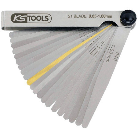 CALIBRE DE GROSOR 20 TIRAS DE 0,05 A 1 MM KS TOOLS