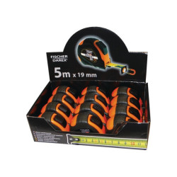 PANTALLA DE 12 METROS CON CINTA BIMATERIAL, 5 M X 19 MM MAGNETISMO AUTOBLOQUEANTE FISCHER DAREX