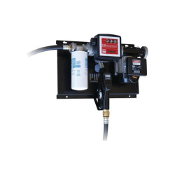 STATION MURALE GASOIL 56L/MN PISTOLET ALU PIUSI