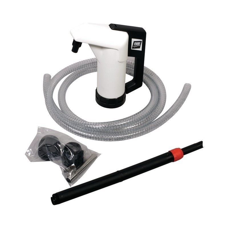 POMPE MANUEL PISTON ADBLUE + TUYAU POUR FUT PIUSI
