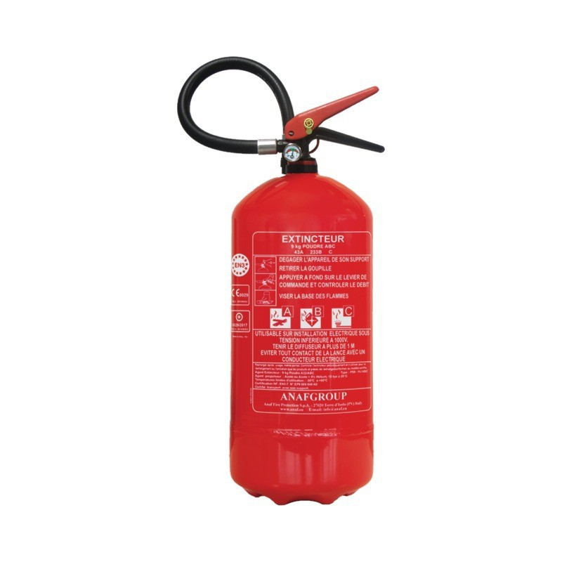 ABC-PULVER-FEUERLÖSCHER MIT WANDHALTERUNG