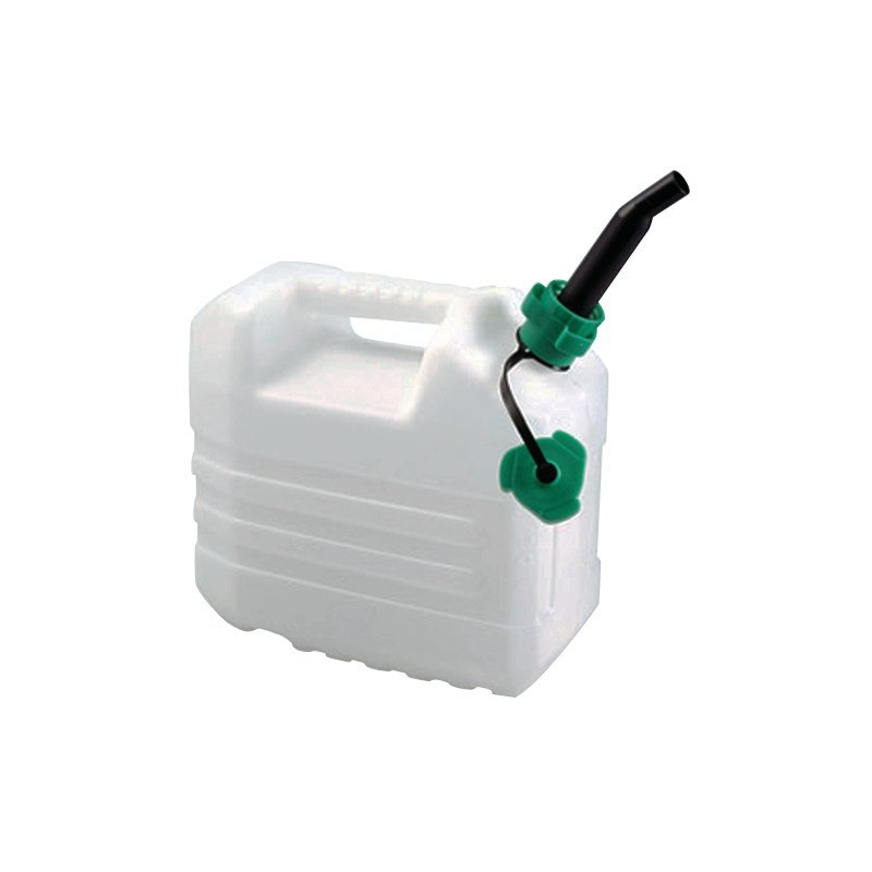 JERRICAN PLASTIQUE ALIMENTAIRE 10L AVEC BEC VERSEUR