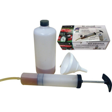 KIT VIDANGE HUILE POUR TONDEUSE