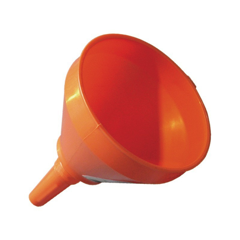 Diametro imbuto in plastica di 250 mm con beccuccio dritto