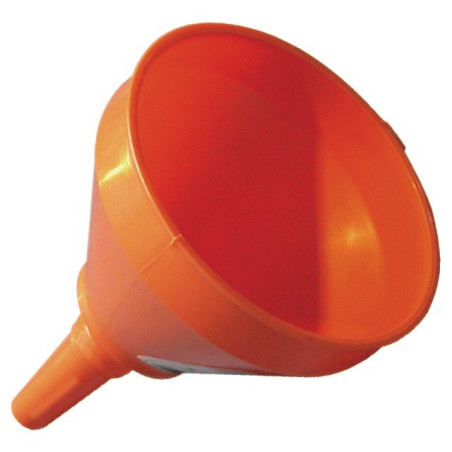 Diámetro del embudo de plástico, pico recto de 250 mm